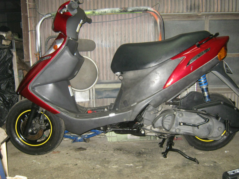 スズキ アドレス v125s スピード メーター 焼けなし 動作 実動車 外し